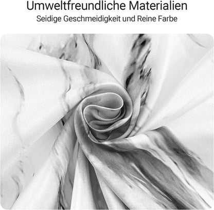 Duschvorhang Marmor Antischimmel Textil 150x200cm Ösen