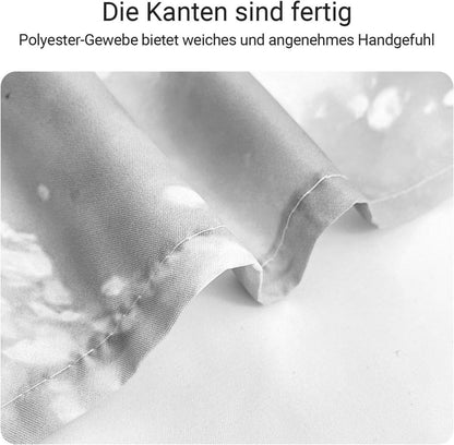 Duschvorhang 150x200cm Marmor Textil Anti-Schimmel wasserabweisend Polyester
