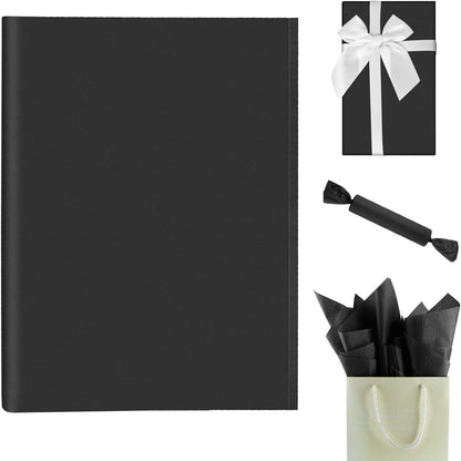 100 Blatt schwarzes Seidenpapier 70x50cm Geschenkverpackung DIY