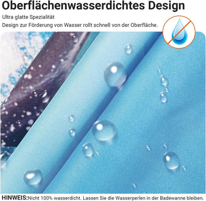 Duschvorhang Kieswüste 150x200cm Antischimmel Polyester 10