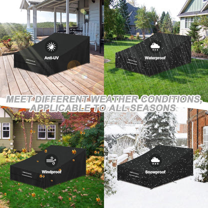 Wasserdichte Abdeckung für Doppelliege – Gartenliege Schutzhülle 210x150cm
