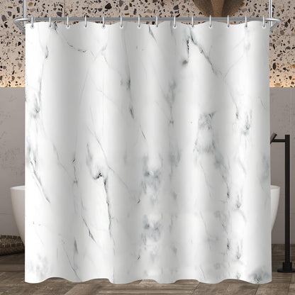 Duschvorhang Marmor 180x180cm Beschwerter Saum Antischimmel