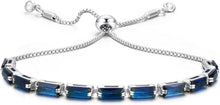 Kristall Tennis Armband Mehrfarbig Zirkonia Geschenk Mutter Freundin