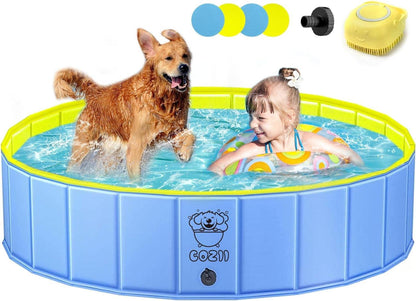 Hundepool 80x20cm Faltbarer Planschbecken Kinder Hunde Tragbar