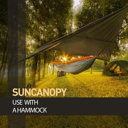 Tarp 3x4m Ultraleicht Camping Zeltplane Wasserdicht Hängematte
