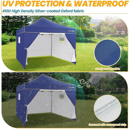 Faltpavillon 3x3 Wasserdicht Stabil Pop Up Pavillon mit