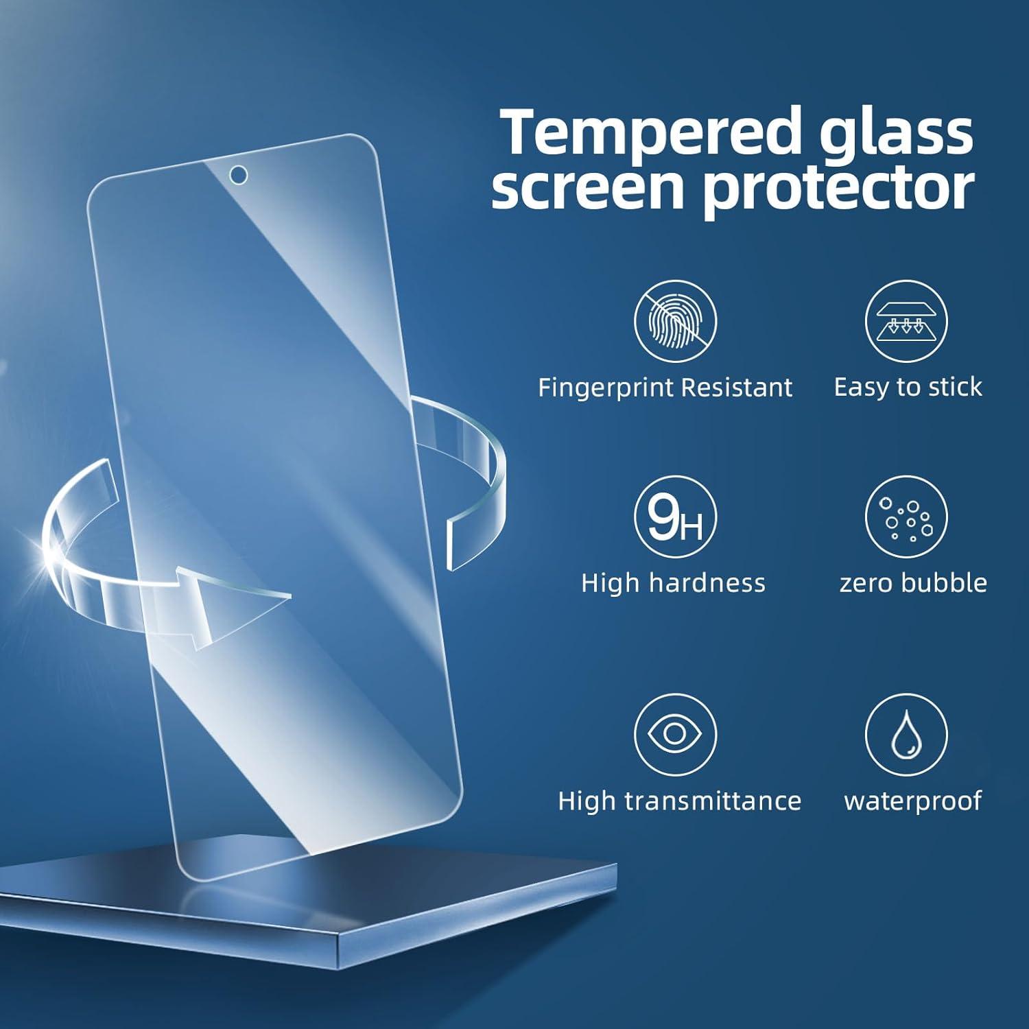 Panzer Schutz Glas für Xiaomi Redmi Note 13 Pro 5G/4G - 3 Stück