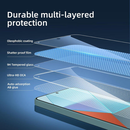 Panzer Schutz Glas Xiaomi Redmi Note 13 Pro Plus Displayschutzfolie 9H 0.33mm