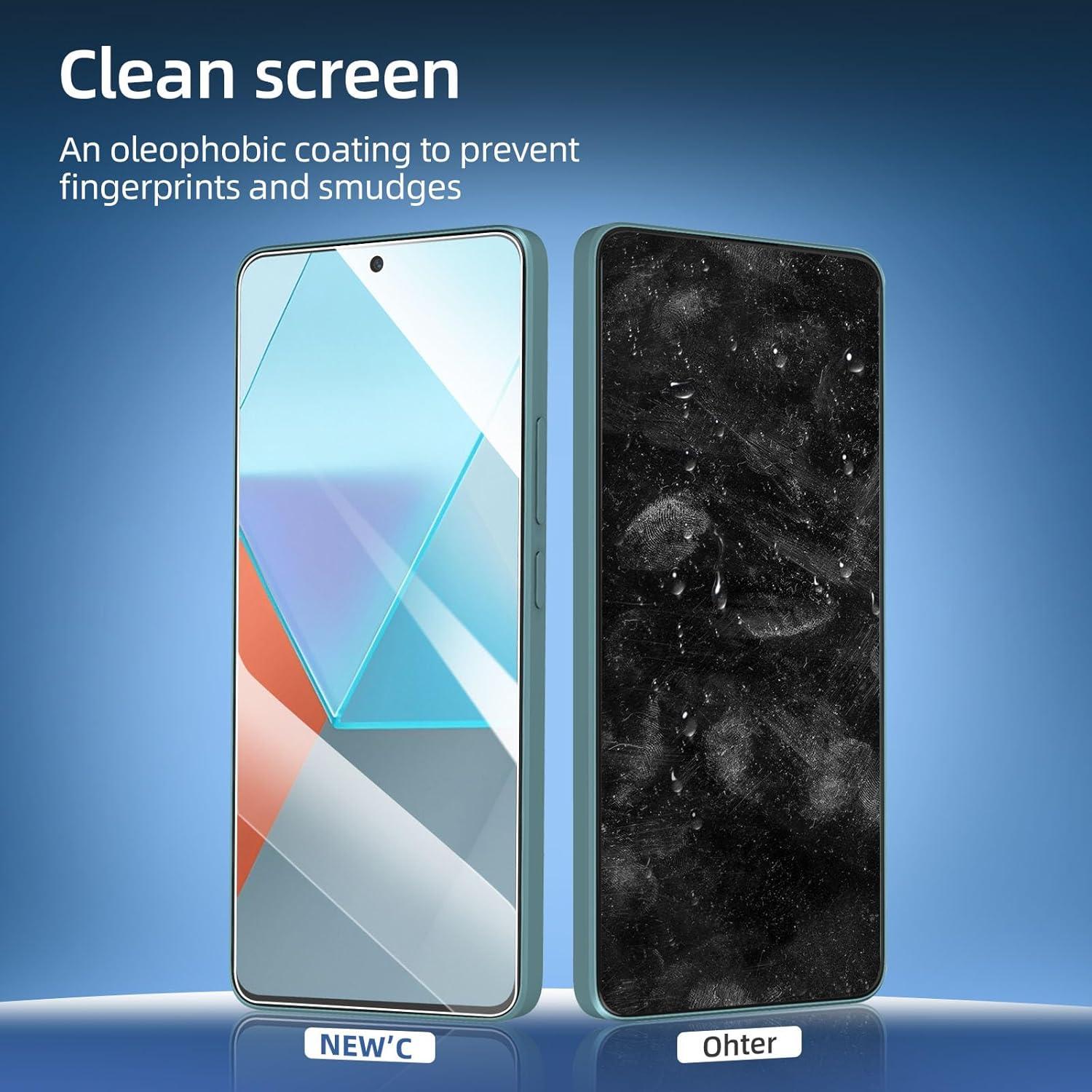 Panzer Schutz Glas für Xiaomi Redmi Note 13 Pro 5G/4G - 3 Stück
