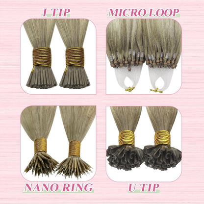 Remy Echthaar Bonding Extensions Ombre 50cm - 50g
