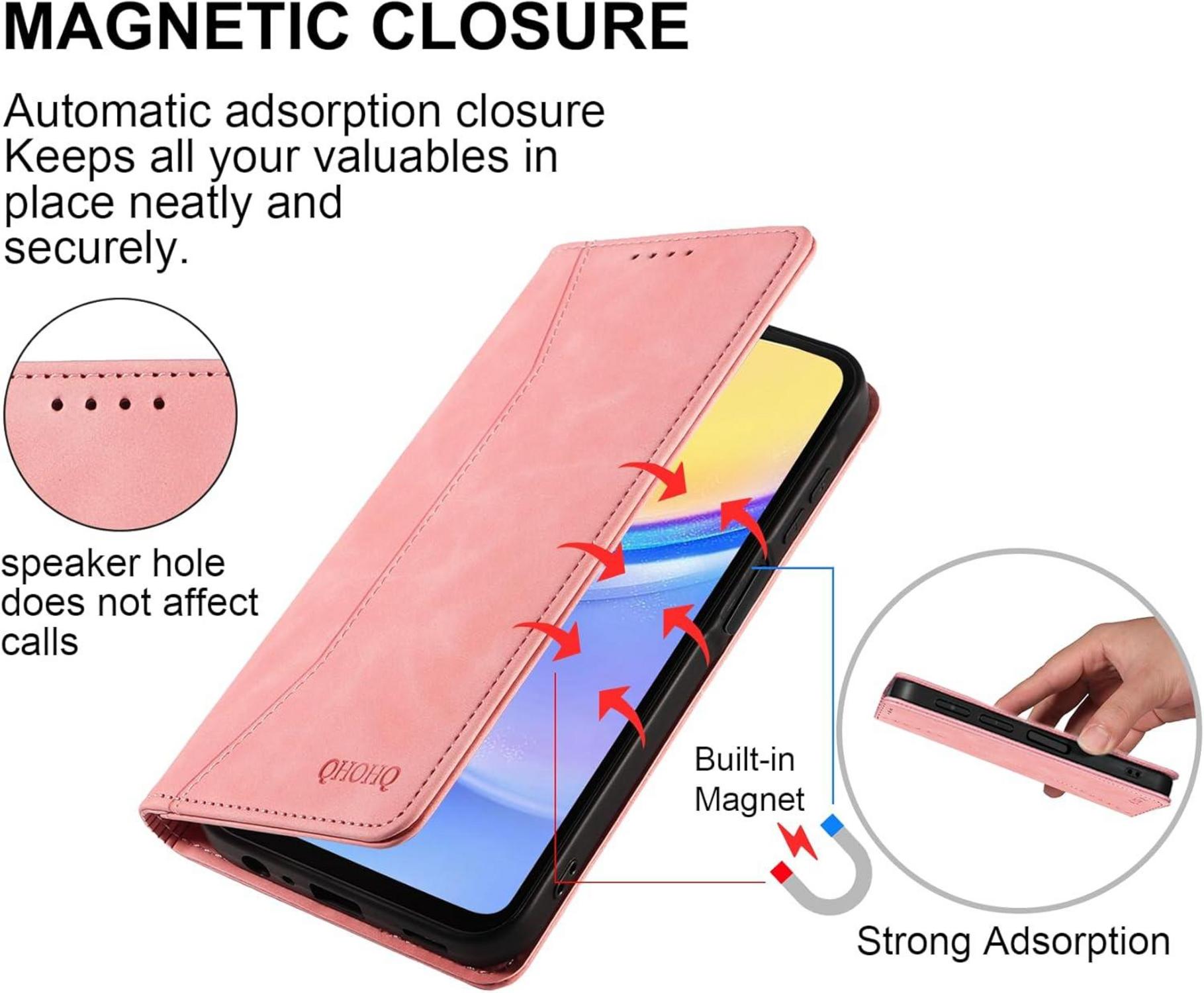 Handyhülle Samsung Galaxy A15 4G/5G Leder Flip Case