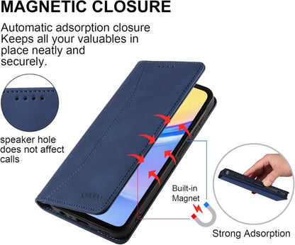 Samsung Galaxy A15 Handyhülle Flipcase mit Panzerfolie