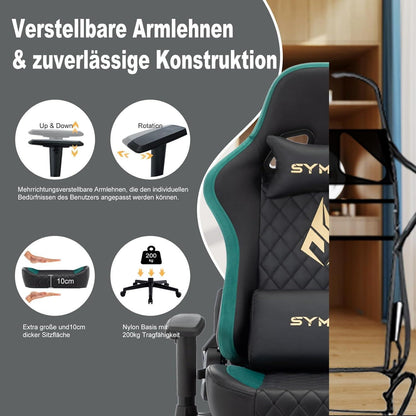 Ergonomischer Gaming-Stuhl mit