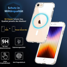 iPhone SE 2020/2022 Hülle Transparent mit MagSafe & Schutzfolie