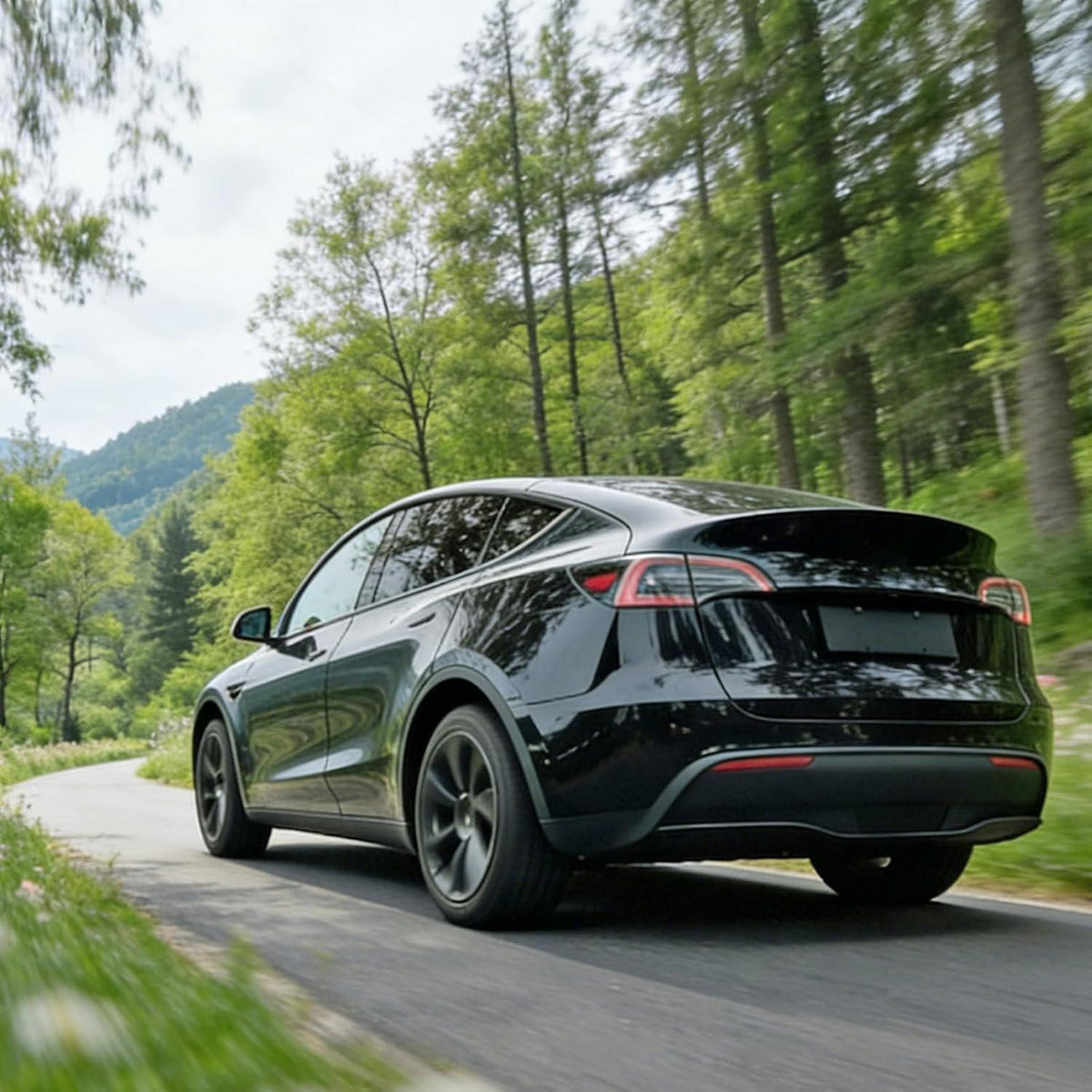 Radkappen Tesla Model Y 19 Zoll, Matt Schwarz