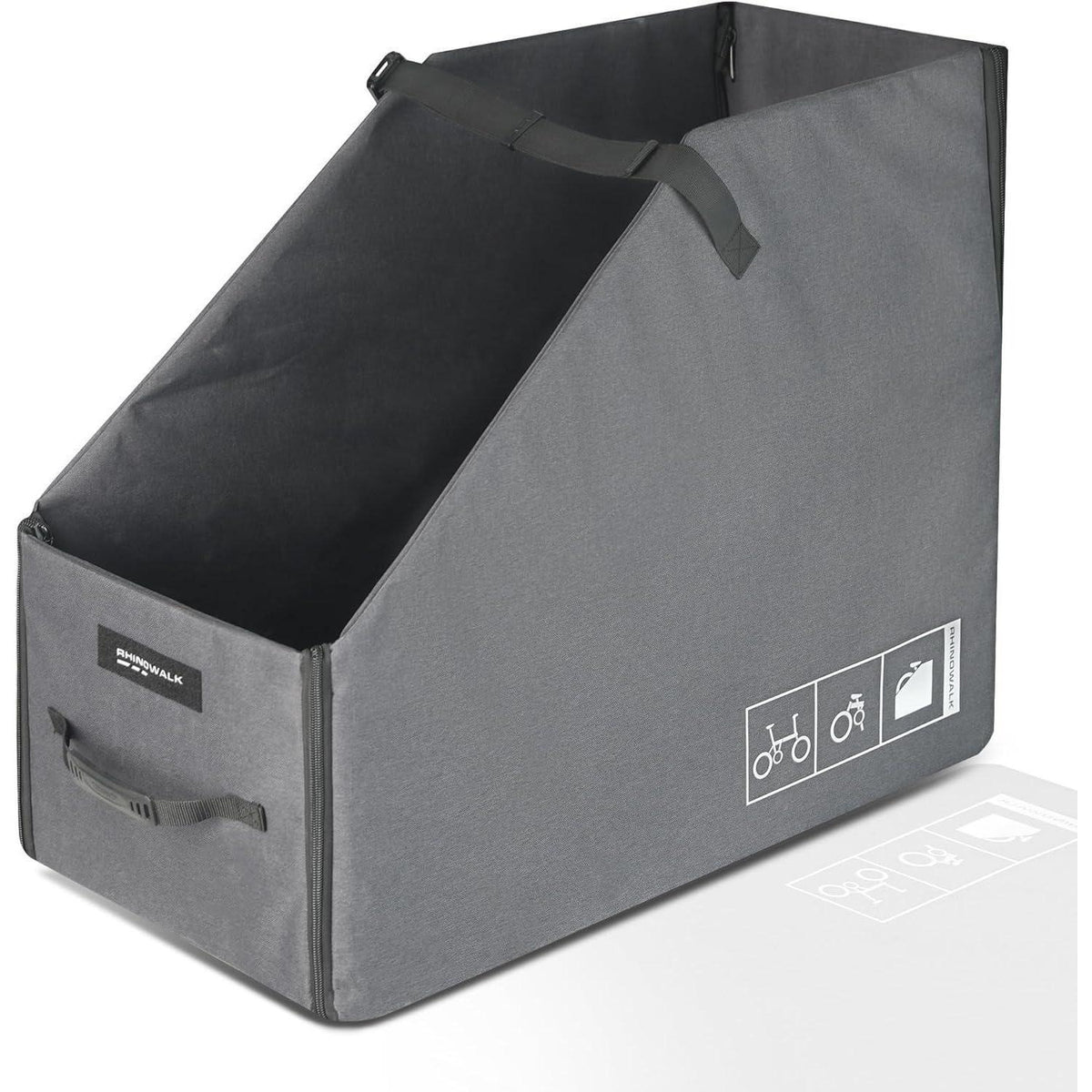 Faltbare Fahrradtasche mit MOLLE-System & Regenschutz
