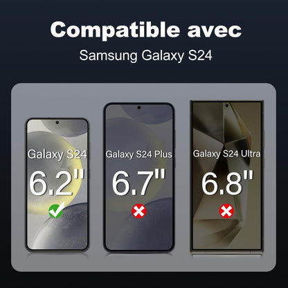 Panzer Schutzfolie Samsung Galaxy S24 6,2 Zoll 3er Pack