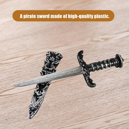 Spielzeug Dolch Set Piratenschwert Antik Silber Halloween Requisite