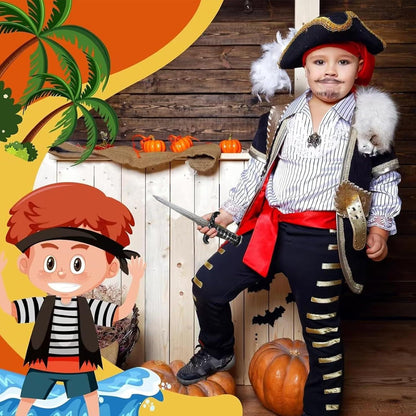 2er Set Piratenschwert Spielzeug Dolch Kunststoff Antik Silber für