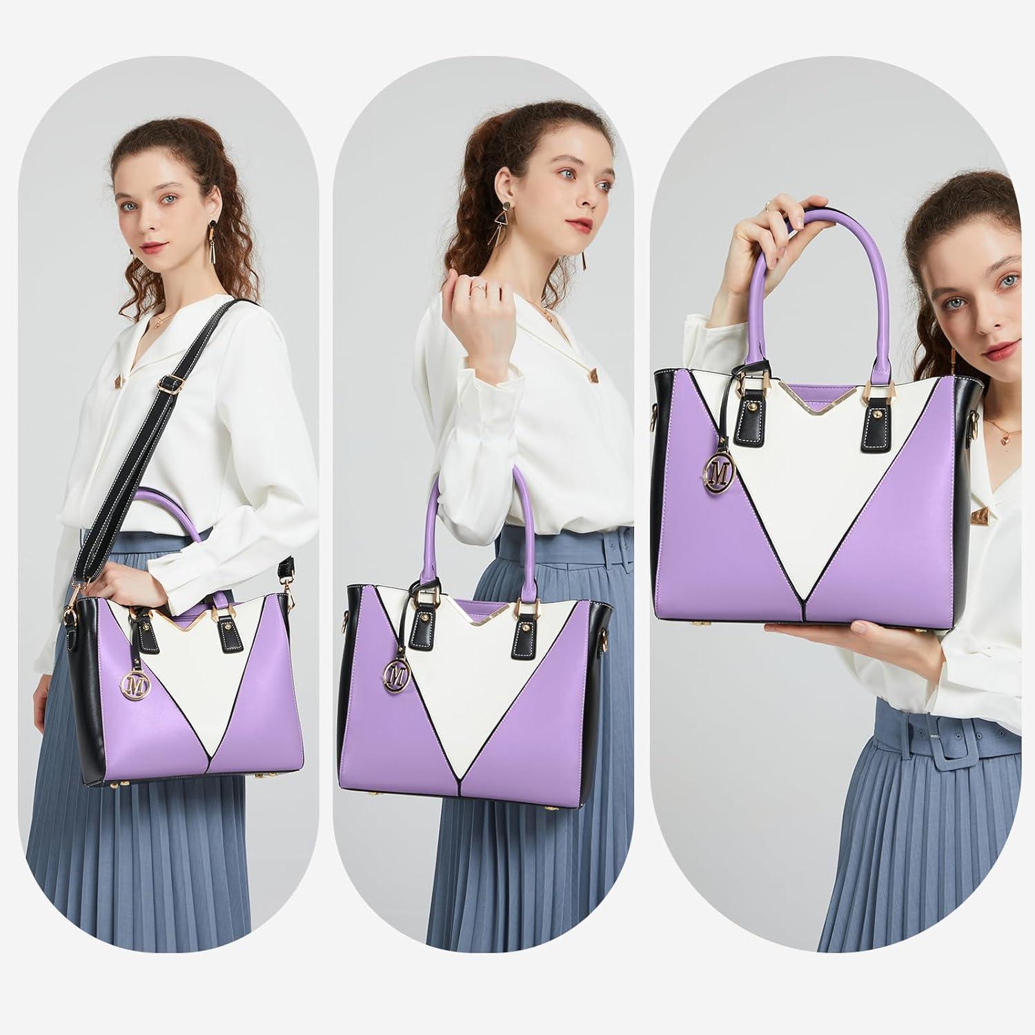 Miss Lulu Damen Handtasche Schultertasche Shopper A4