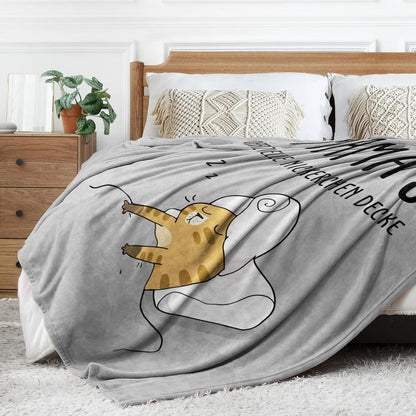 Personalisierte Mama Decke Flauschige Kuscheldecke 62x52 Zoll