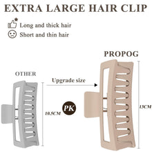 Große Haarklammer Damen 13cm Haarspange Rutschfest Claw Clip