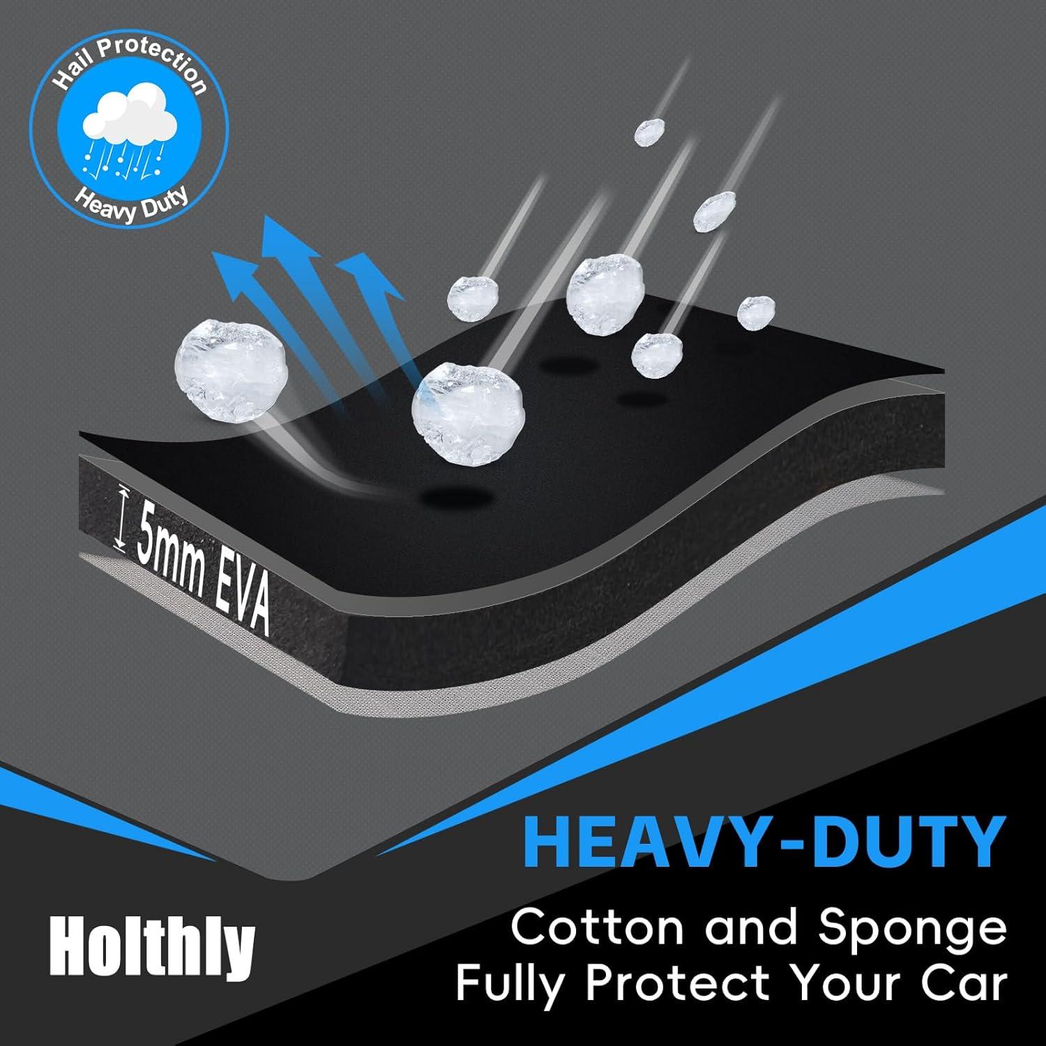 Autoabdeckung Hagelschutzplane für SUV 485-510cm Schwarz