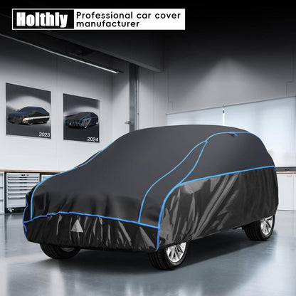 Hagelschutzplane Auto PKW SUV Jeep 4x4 485-510 cm Schwarz A8