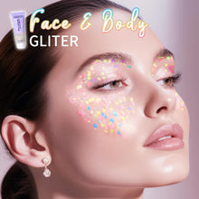 Glitter Gel Sequins Shimmer 50ml, Chunky Holographic