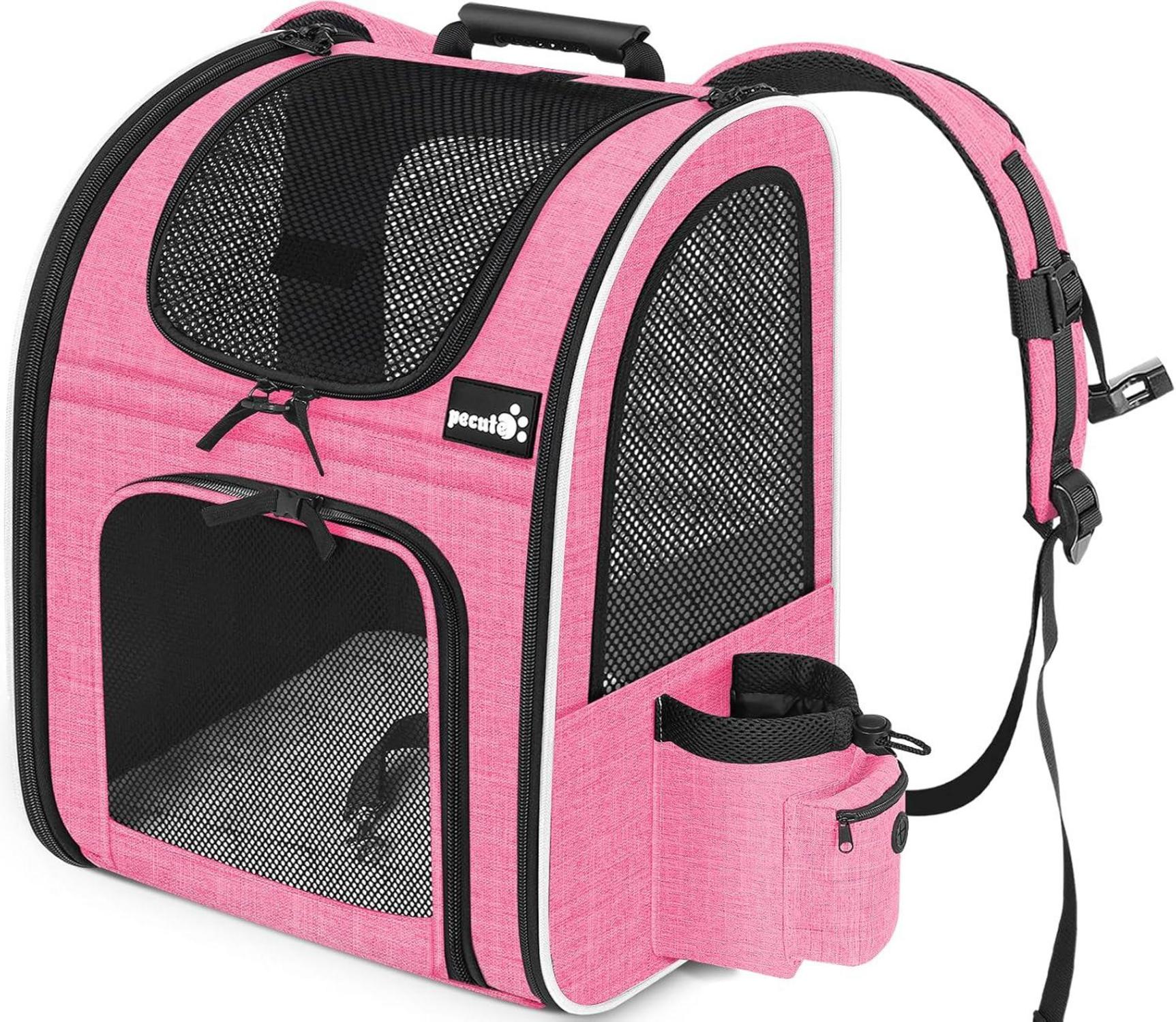 Haustier Rucksack mit Netzfenster, Tragbare und Faltbare Katzen- und