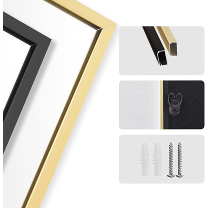 Ganzkörperspiegel Standspiegel 147x44cm Schwarz – Geschenkidee