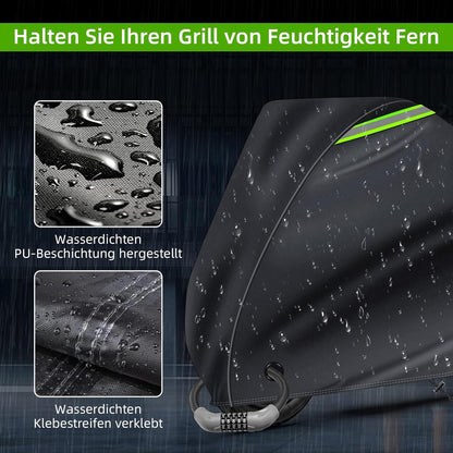 Fahrradabdeckung Wasserdicht Oxford-Stoff 210d Schwarz