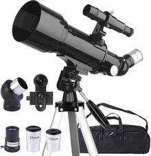 Teleskop Astronomie für Anfänger Kinder 70mm Aperture 400mm refraktor