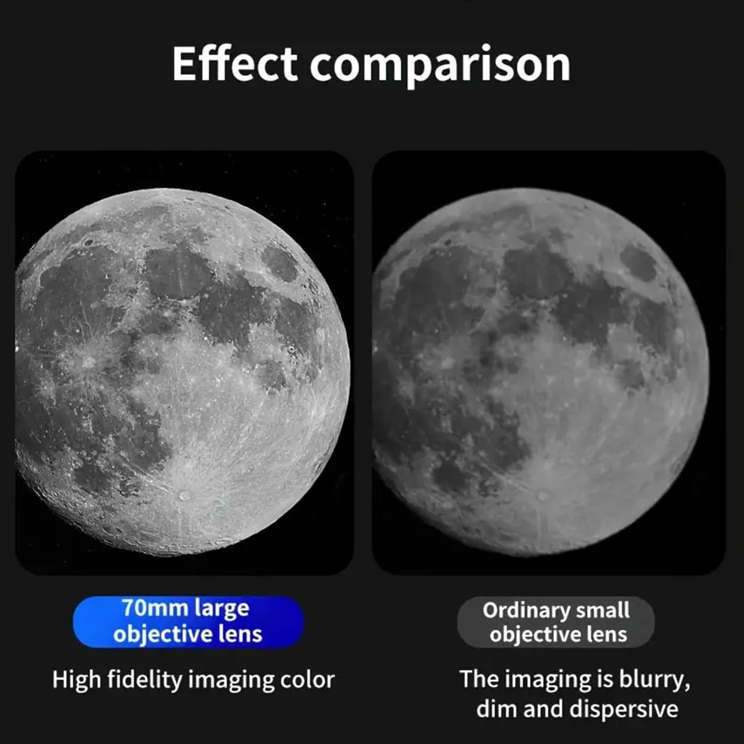 Teleskop für Erwachsene & Kinder 70mm Aperture 400mm Refraktor Astronomie