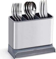 Utensilienhalter Edelstahl Abtropfkorb Besteck Organizer