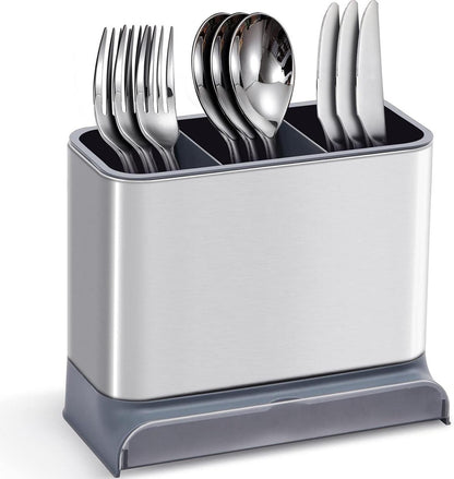 Utensilienhalter Edelstahl Abtropfkorb Besteck Organizer