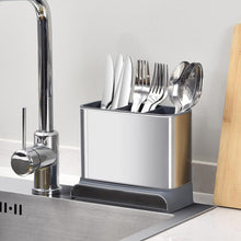 Utensilienhalter aus Edelstahl mit effizientem