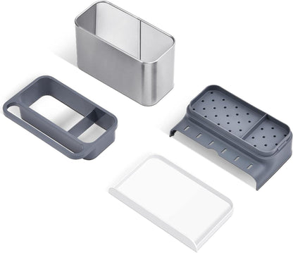 Utensilienhalter Edelstahl Abtropfkorb Besteck Organizer