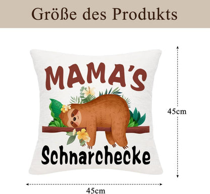 QZOSZ Muttertagsgeschenk Kissenbezug 45x45 Lustiges Mama