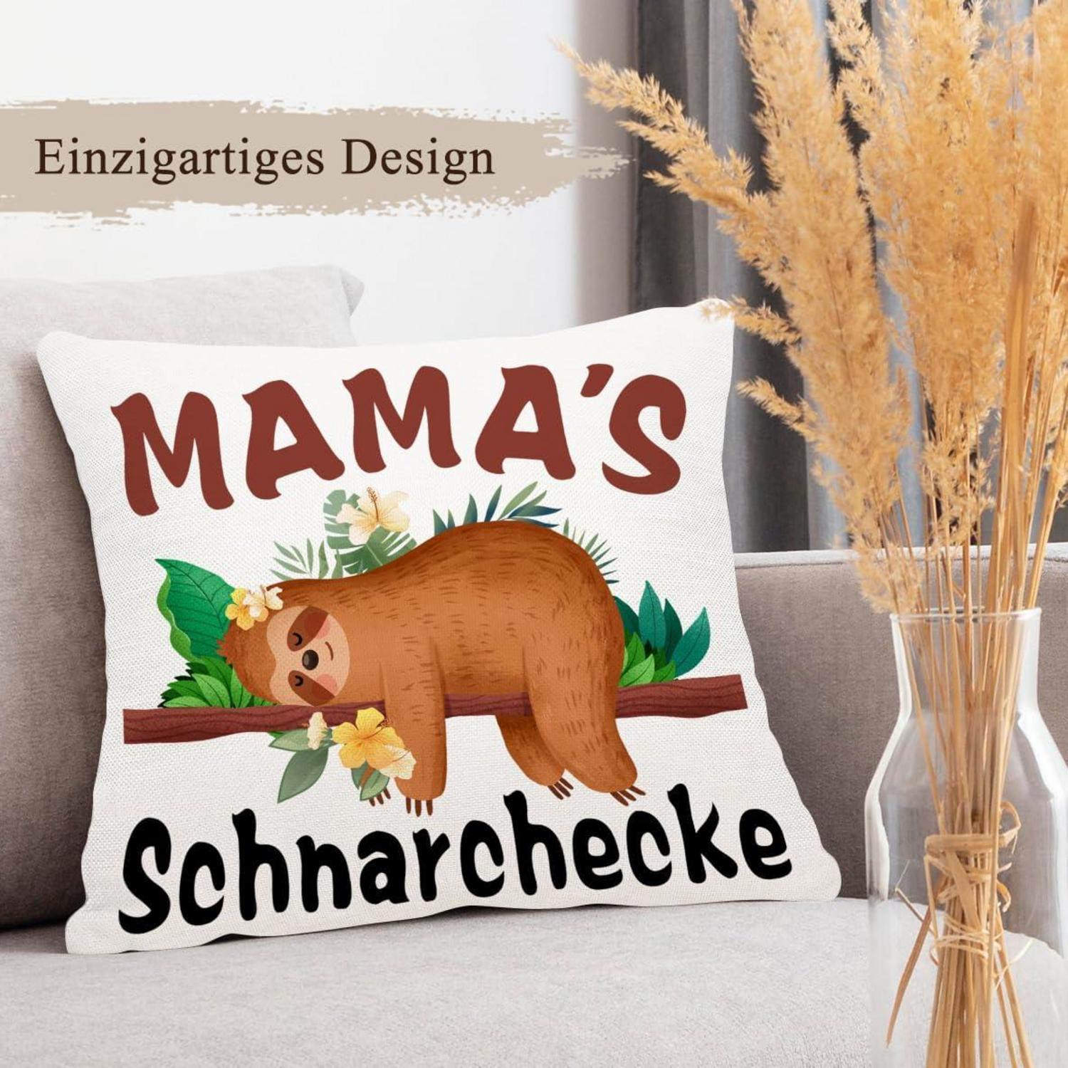 Mama Geschenk Kissenbezug 45x45 Lustiges Spruchdesign Muttertag Birthday