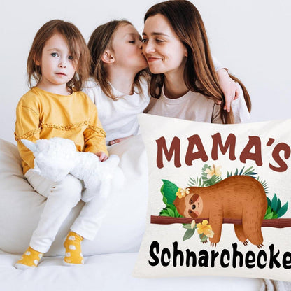 Geschenk Idee Muttertag Geburtstag Kissenbezug 45x45 Mama's