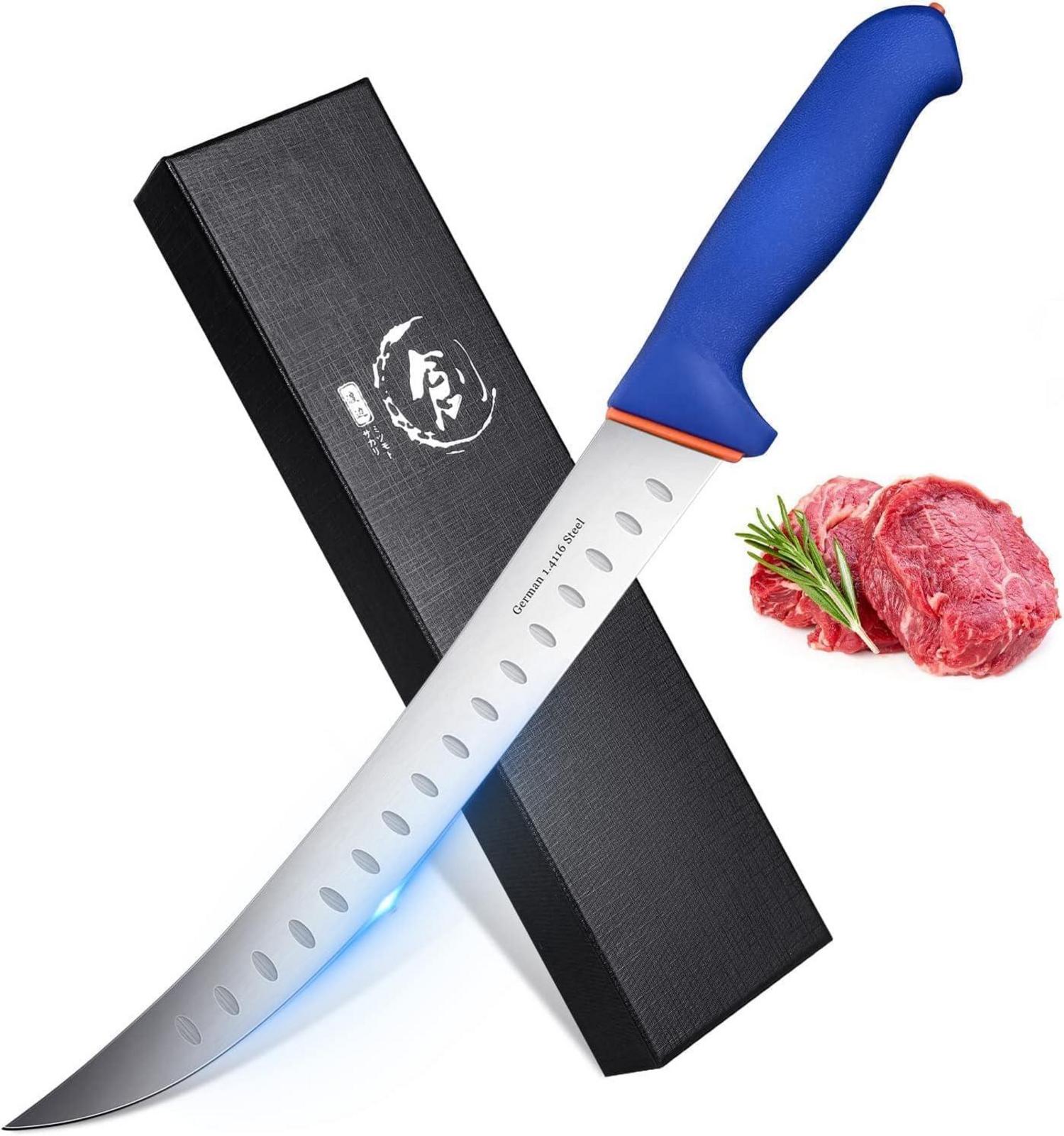 Professionelles Metzgermesser extrem scharf für Fleisch und BBQ
