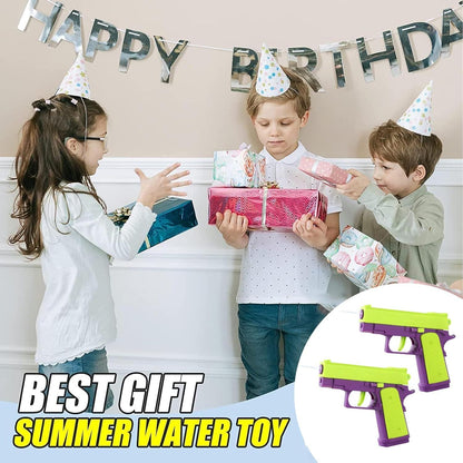 Wasserpistole Set für Kinder, Mini Wasserpistolen in Grün Lila