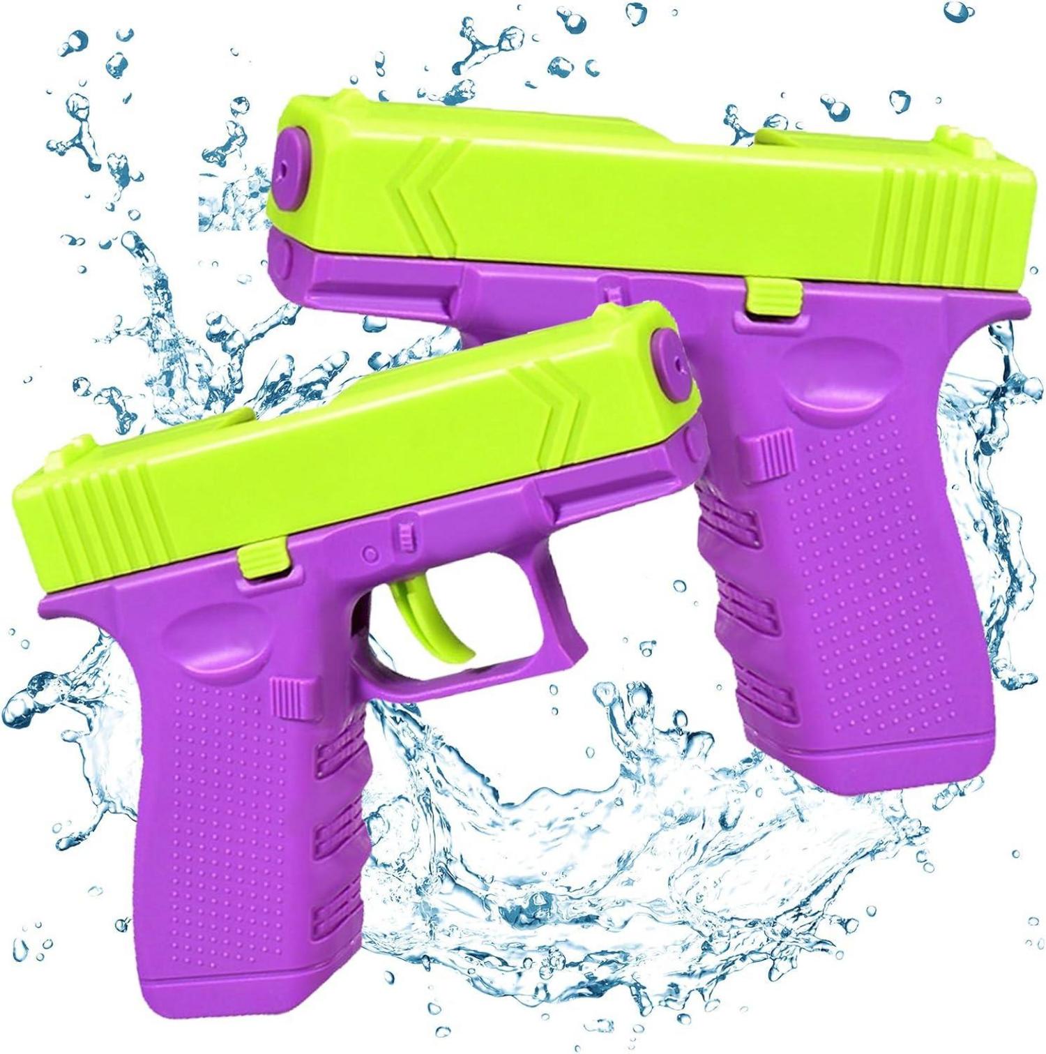 2 Stück Wasserpistole Spielzeug für Kinder Mini mit großer Reichweite