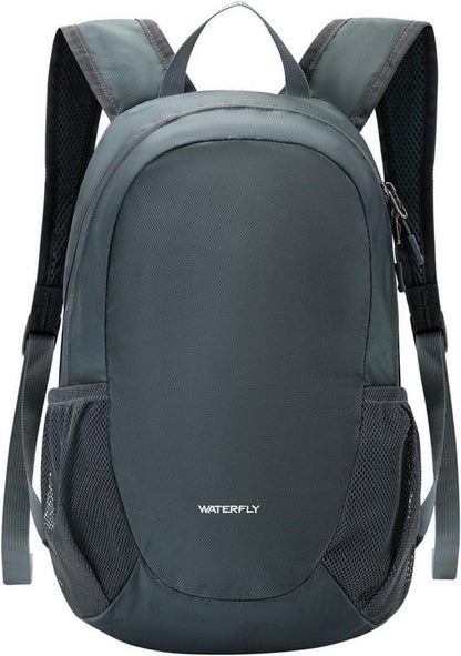 Ultraleichter Faltbarer 18L Wanderrucksack für Outdoor Sport Reisen - Dunkelgrau