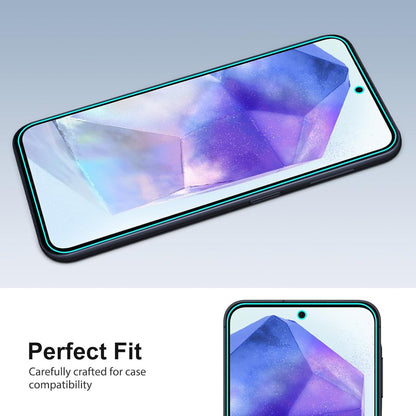 Panzer Schutz Glas Samsung Galaxy A35/A55 5G HD 9H Härte Folie