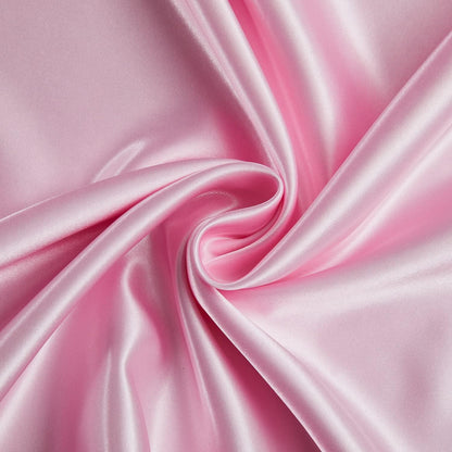 Bettwäsche-Set 135x200cm, Rosa Satin – 4-teilig Luxus