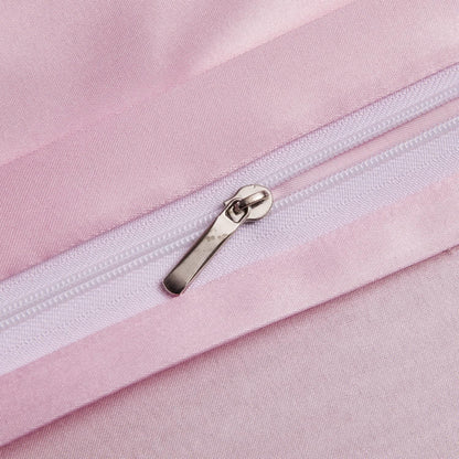 Bettwäsche-Set 135x200cm, Rosa Satin – 4-teilig Luxus