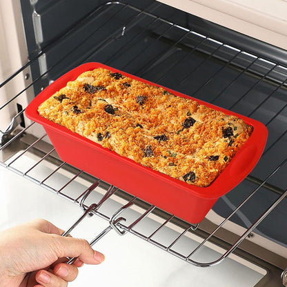 Brotbackform Silikon Antihaftbeschichtet 4er Set - Kastenform für Kuchen und Brote