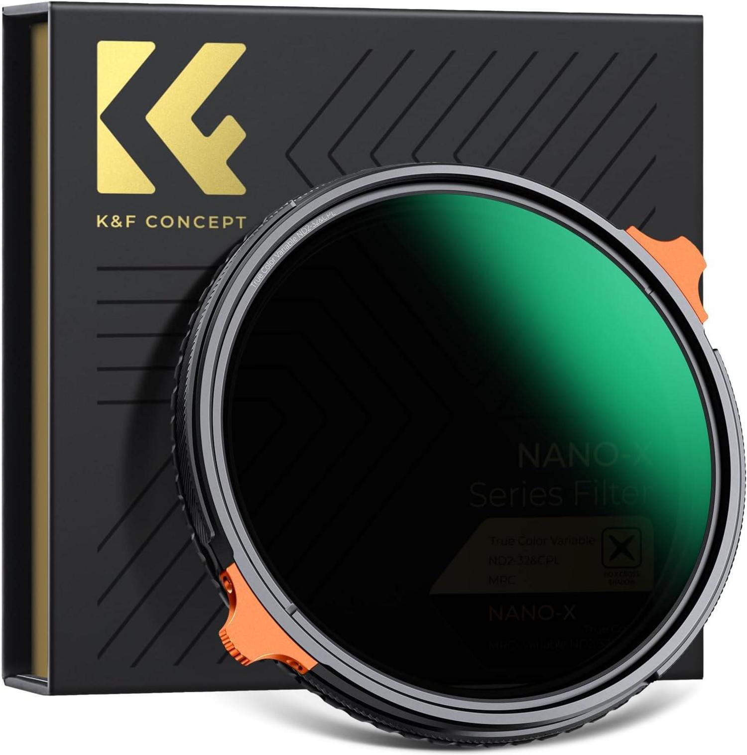 82mm ND Filter CPL Graufilter 2in1 nano-beschichtet HD-Bild